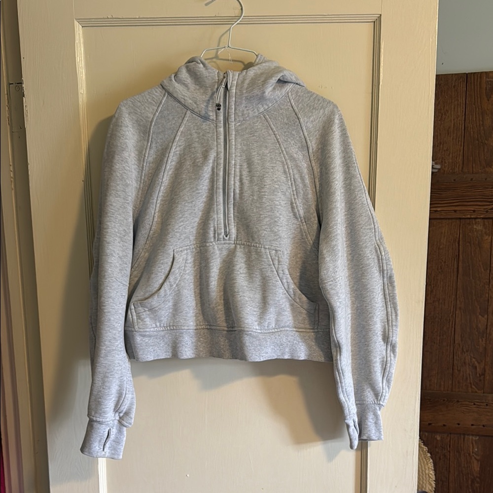 Gray Women's Lululemon Scuba Hoodie